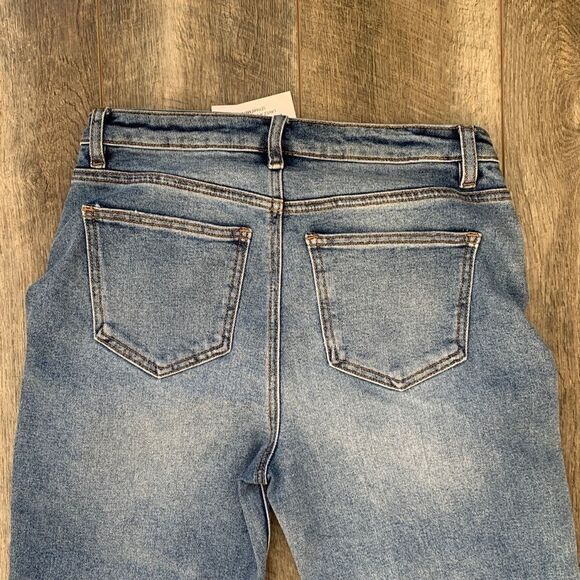 NWT Black Tape High Rise Mom Jeans Raw Hem Size 27 - Picture 10 of 13